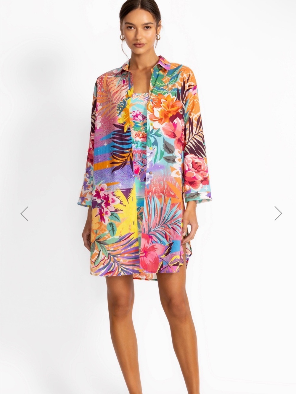 Johnny Was - ZERU BUTTON DOWN SHIRT DRESS 🦜🏖️